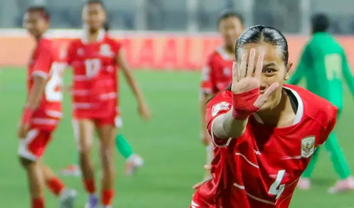 Garuda Pertiwi Memuncaki Grup A Srikandi Merdeka Cup Usai Membantai Arab Saudi 7-0