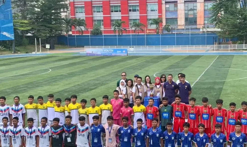 BRI Youth Champions League Gandeng Barca Academy untuk Mengembangkan Talenta Sepak Bola Muda Indonesia