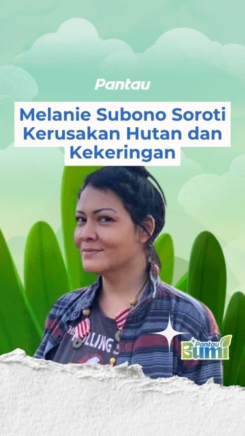 MELANIE SUBONO SOROTI KERUSAKAN HUTAN DAN KEKERINGAN