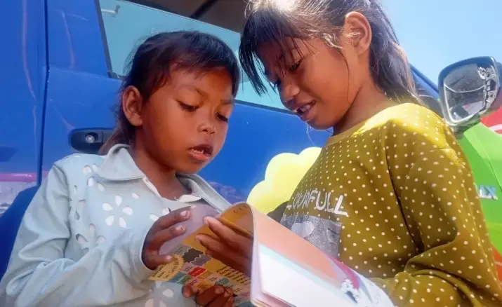 BNPB Apresiasi Perpustakaan Keliling yang Bantu Anak Penyintas Gempa NTT Tetap Ceria