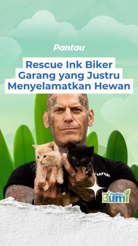 RESCUE INK BIKER GARANG YANG JUSTRU MENYELAMATKAN HEWAN