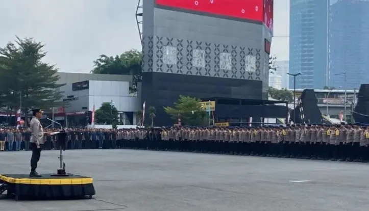Polda Metro Jaya Larang Senjata Api saat Kawal Unjuk Rasa di Jakarta