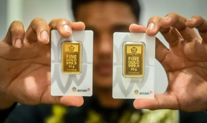 Harga Emas Antam Anjlok Rp50.000, Kini Dibanderol Rp2,645 Juta per Gram