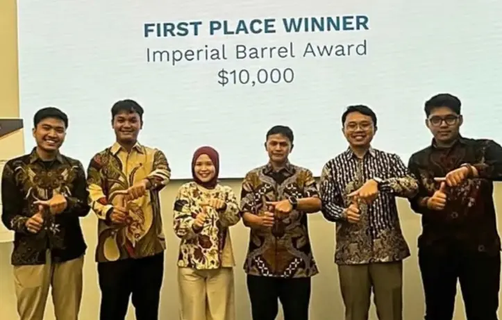 Tim Teknik Geologi ITB Menjuarai Imperial Barrel Award 2026 di Amerika Serikat