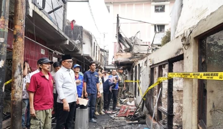 Pemkot Jakarta Pusat Pastikan Kebutuhan 95 Korban Kebakaran Paseban Terpenuhi