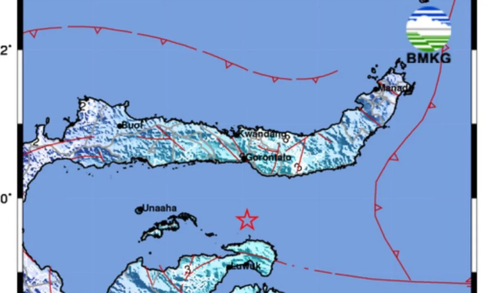 Gempa Magnitudo 5,4 Mengguncang Perairan Pulau Puah, BMKG Pastikan Tak Berpotensi Tsunami