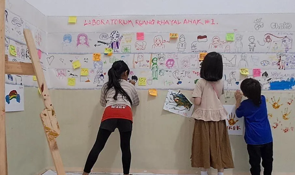 Puluhan Anak Magelang Pamerkan 46 Lukisan untuk Mengembangkan Kreativitas dan Imajinasi
