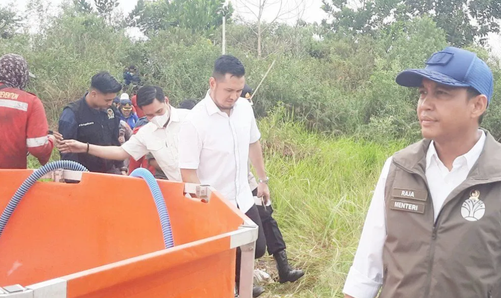 Menhut Minta Sumur Bor Ditambah untuk Atasi Krisis Air dan Karhutla di Kalimantan Selatan