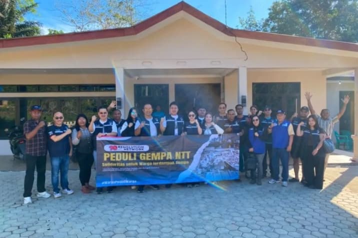 98 Resolutions Network Menyalurkan Bantuan Hampir Rp1 Miliar untuk Korban Gempa NTT