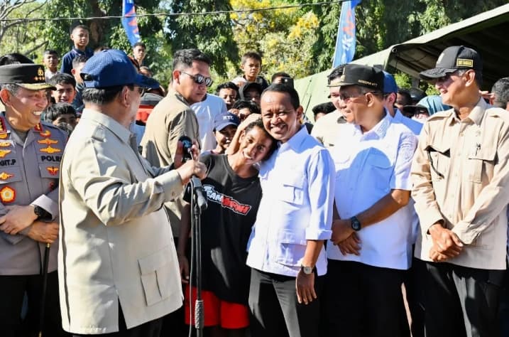 Prabowo Tinjau Korban Gempa Flores, Kemenag Bantah Isu Nasaruddin Umar Mundur