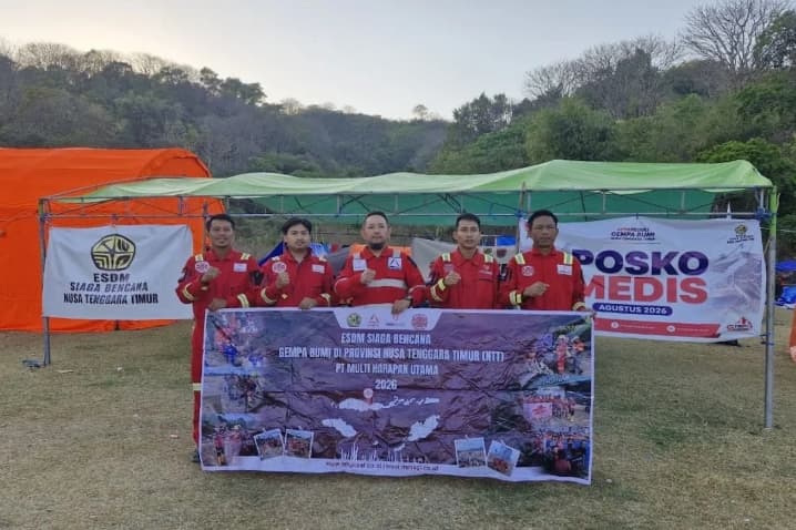 ERT MHU dan Kementerian ESDM Salurkan Bantuan hingga Layanan Kesehatan bagi Korban Gempa NTT