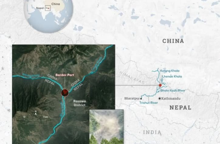Longsor Lumpur Terjang Perbatasan China-Nepal, 558 Orang Dilaporkan Hilang