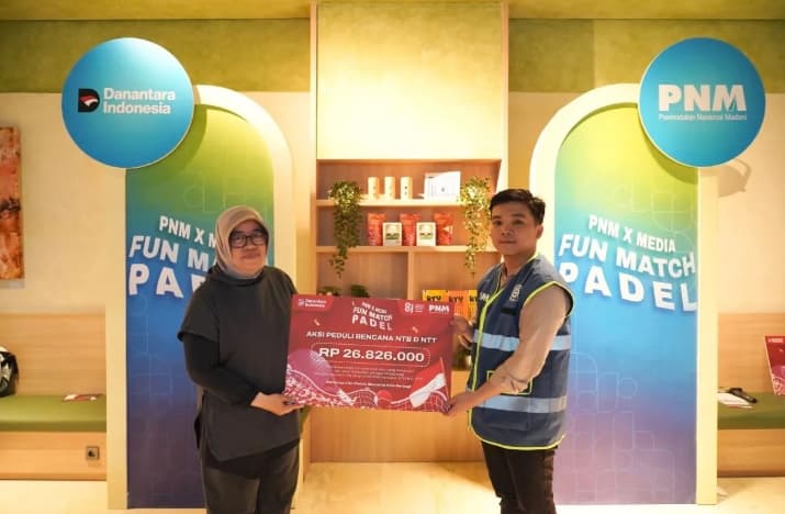 PNM dan Media Menggalang Rp26,8 Juta untuk Membantu Korban Bencana di NTT dan NTB