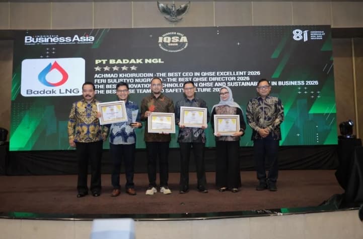Badak LNG Memborong Lima Penghargaan IQSA 2026 Berkat Inovasi dan Budaya Keselamatan