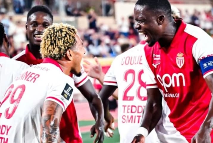 Paris Brunner Memborong Dua Gol saat AS Monaco Menekuk Marseille dan Memimpin Liga Prancis