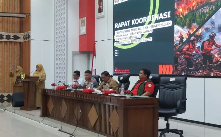 DLHK Bengkulu Deteksi 1.350 Titik Api hingga Agustus 2026, Kabupaten Kaur Catat Hotspot Terbanyak