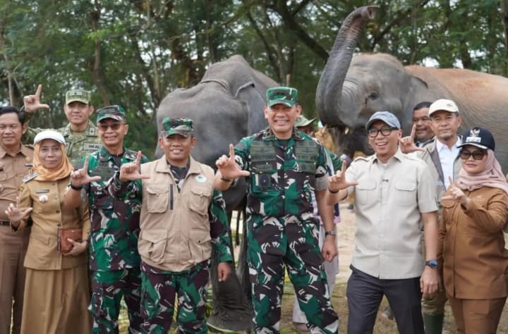 Pangdam Radin Inten Mendorong Pendekatan Lingkungan untuk Mencegah Konflik Manusia dan Gajah di Way Kambas