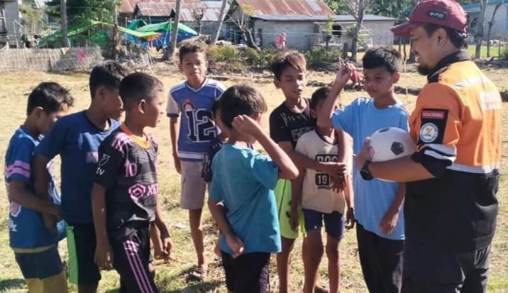 Baznas Berikan Dukungan Psikososial untuk Pulihkan Trauma Anak Korban Gempa NTT