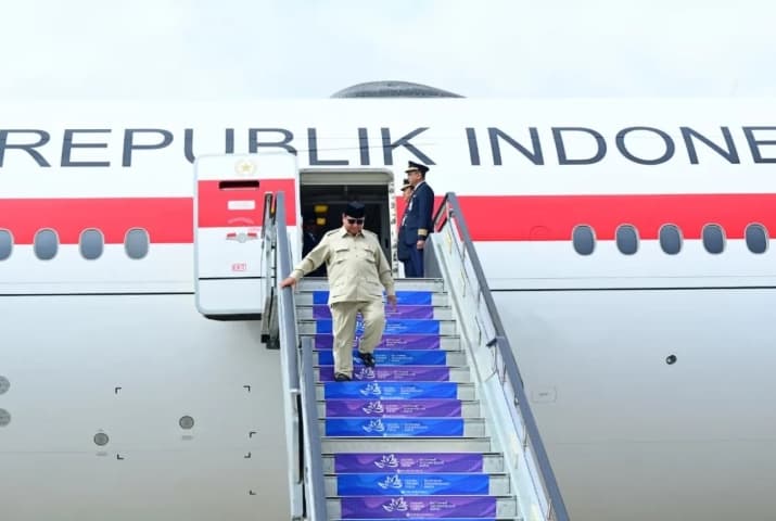 Presiden Prabowo Tiba di Rusia dan Menjadi Tamu Kehormatan Utama EEF Ke-11