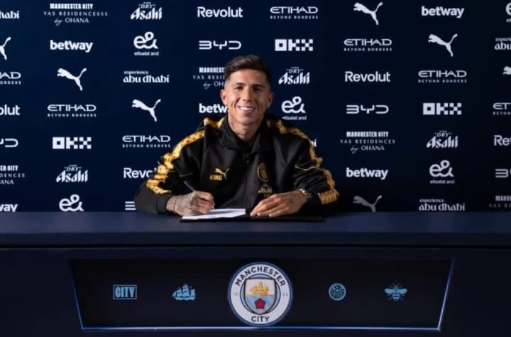 Manchester City Resmi Boyong Enzo Fernandez dari Chelsea dengan Kontrak Lima Tahun