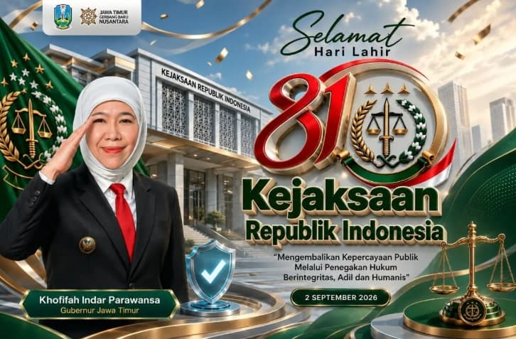 Khofifah Mengapresiasi Kejaksaan yang Mendorong Penegakan Hukum Adil dan Humanis