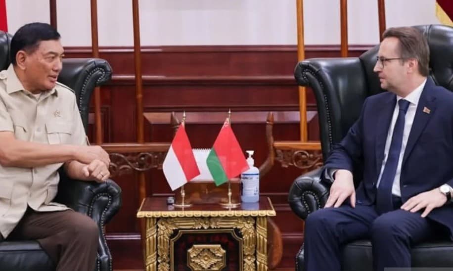 Sjafrie Sjamsoeddin dan Dubes Belarus Bahas Penguatan Kerja Sama Pertahanan Indonesia-Belarus