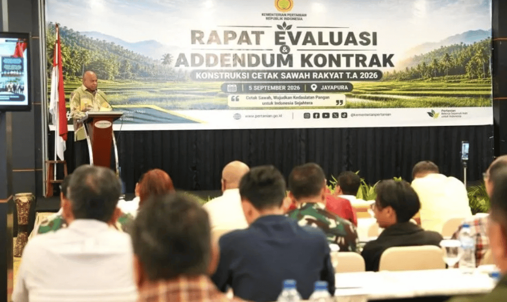 Gubernur Papua Tegaskan Program Cetak Sawah Harus Tingkatkan Produksi dan Kesejahteraan Petani