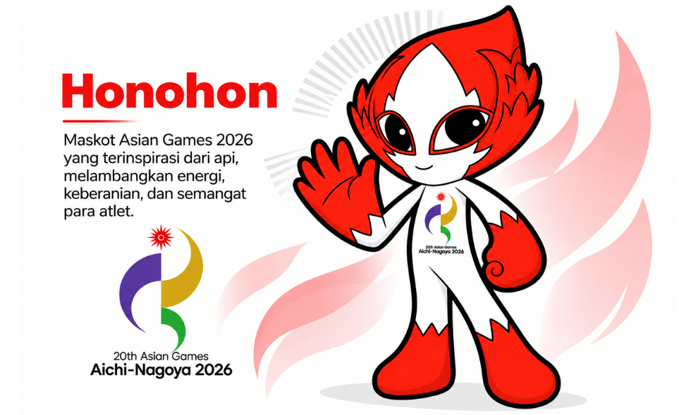 Honohon Menjadi Maskot Asian Games 2026, Bawa Filosofi Api dan Semangat Asia