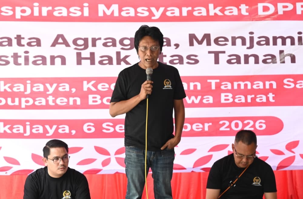 BAM DPR RI Turun Tangan Tangani Konflik Agraria Sukajaya, Adian Tegaskan Negara Tak Boleh Biarkan Kekerasan