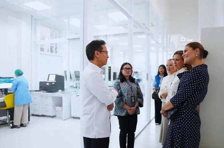 Kapasitas Genomik Indonesia Capai 4,5 Petabyte, Putri Mahkota Swedia Kagum dengan Inovasi Kesehatan RI
