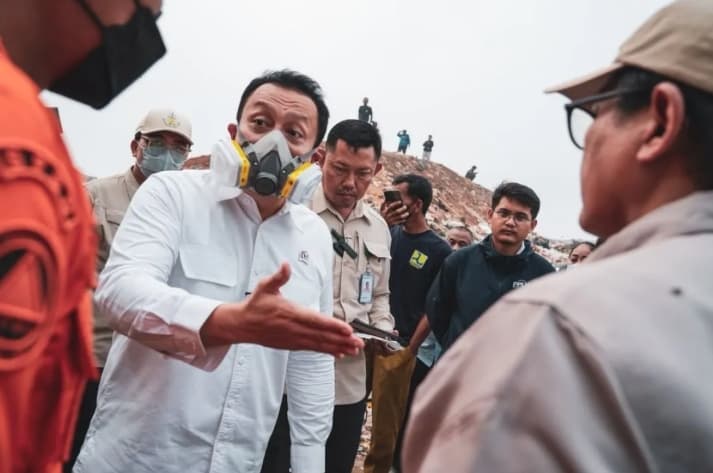 KLH Pantau Kualitas Udara Usai TPA Galuga Terbakar, Pemadaman Ditargetkan Tuntas Dua Hari