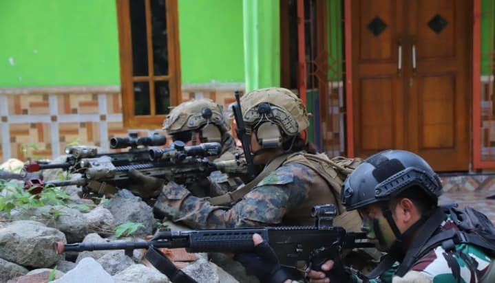Korps Marinir TNI AL Asah Tempur Perkotaan Bersama Militer 21 Negara di Super Garuda Shield 2026