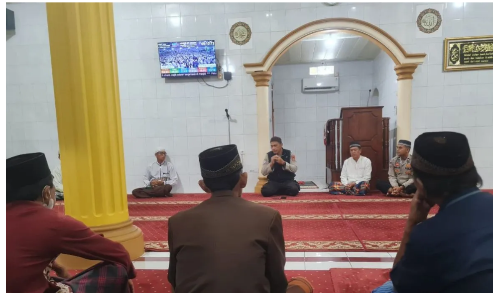 Polisi Muara Enim Gelar Subuh Keliling untuk Perkuat Pencegahan Karhutla