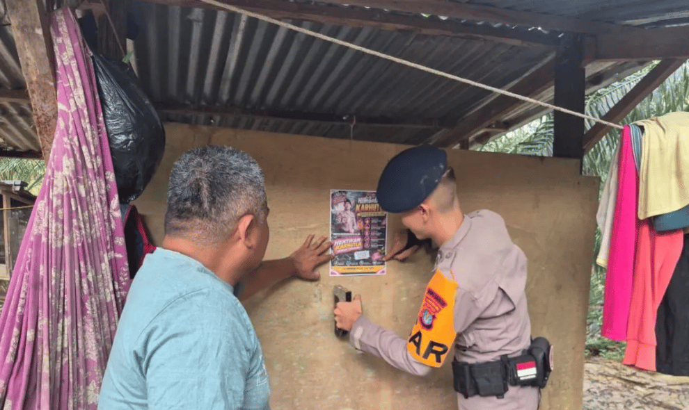 Brimob Polda Kaltara Tingkatkan Patroli Karhutla di Kawasan Perbatasan Sebatik