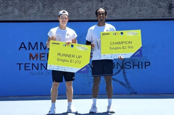 Karan Singh Taklukkan Alexander Chang dan Rebut Gelar Kedua Beruntun ITF M15 Bali