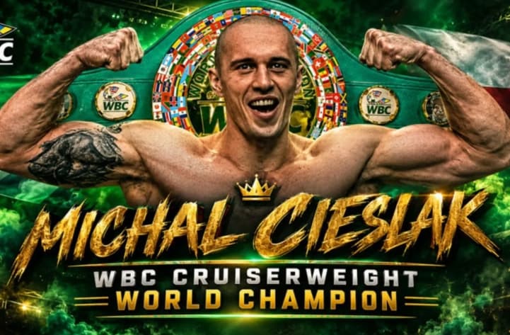 WBC Naikkan Michal Cieslak Menjadi Juara Dunia Kelas Penjelajah dan Wajib Hadapi David Benavidez
