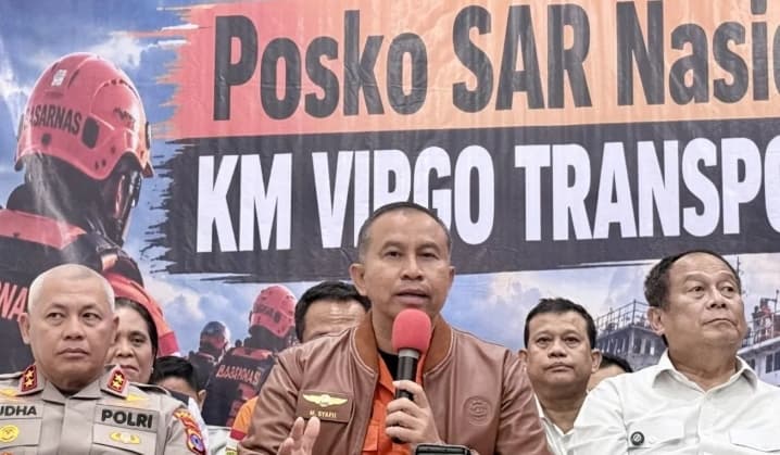 Basarnas Temukan Bangkai KM Virgo Transport 8 di Kedalaman 30 Meter, Penarikan Kapal Dipertimbangkan