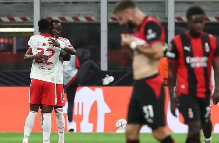 AC Milan Tumbang 0-2 dari Benfica di San Siro pada Laga Perdana Liga Europa