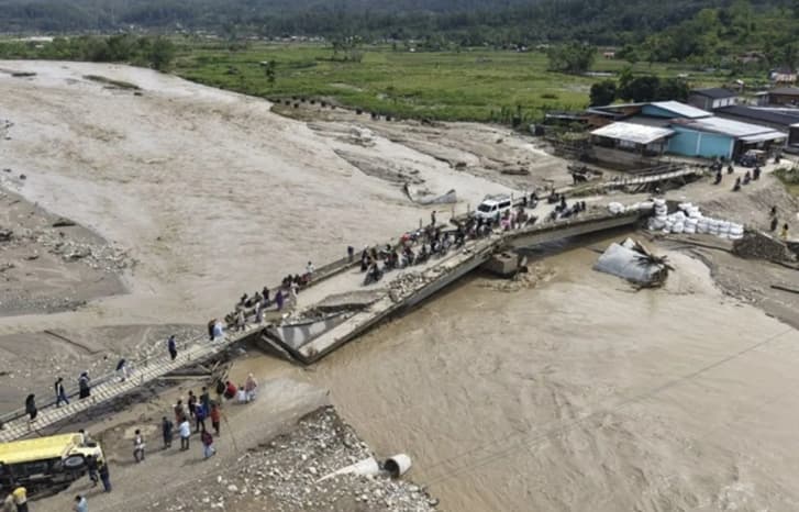 Kementerian PU Bergerak Cepat Tangani Jembatan Aih Bobo yang Kembali Terputus Akibat Banjir