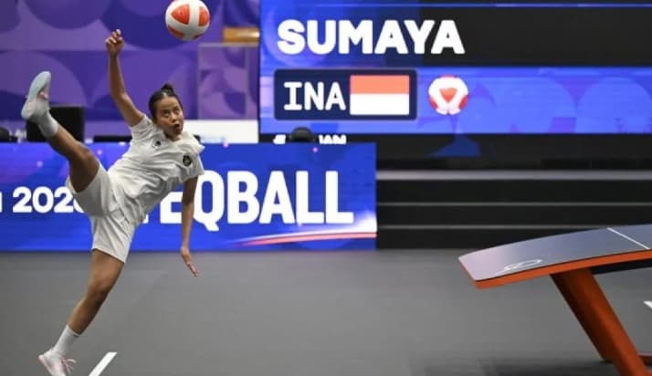 Sumaya Lolos ke Final Teqball Putri Asian Games 2026, Indonesia Pastikan Medali Bersejarah