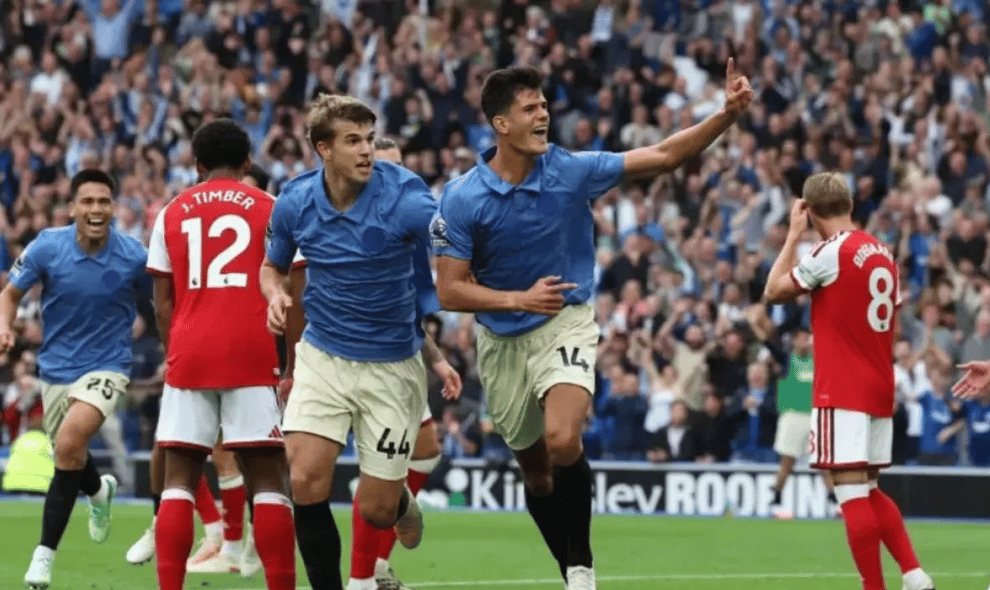 Brighton Hajar Arsenal 3-0 dan Beri Kekalahan Pertama The Gunners di Liga Inggris