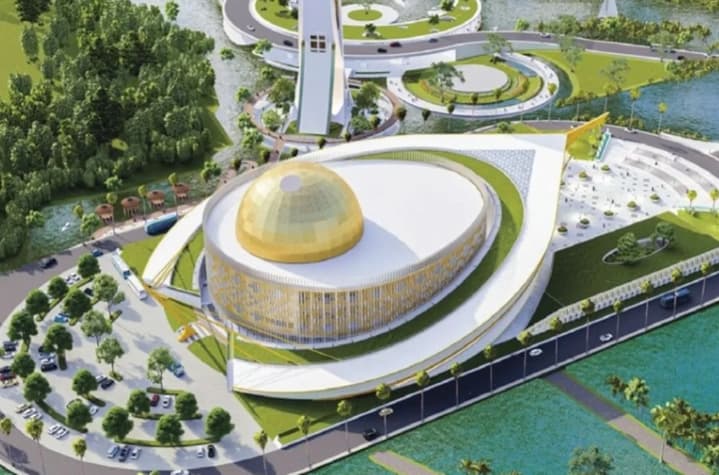 Masjid Wakaf Amran Senilai Rp1 Triliun Ditargetkan Mulai Digunakan pada 2027