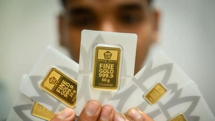 Harga Emas Antam Naik Rp23.000, Tembus Rp2,613 Juta per Gram pada Sabtu