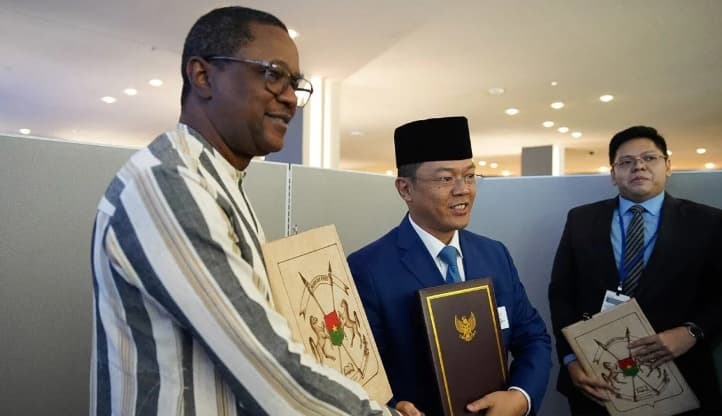 Indonesia dan Burkina Faso Teken Kerangka Kerja Sama serta Perjanjian Bebas Visa Diplomatik