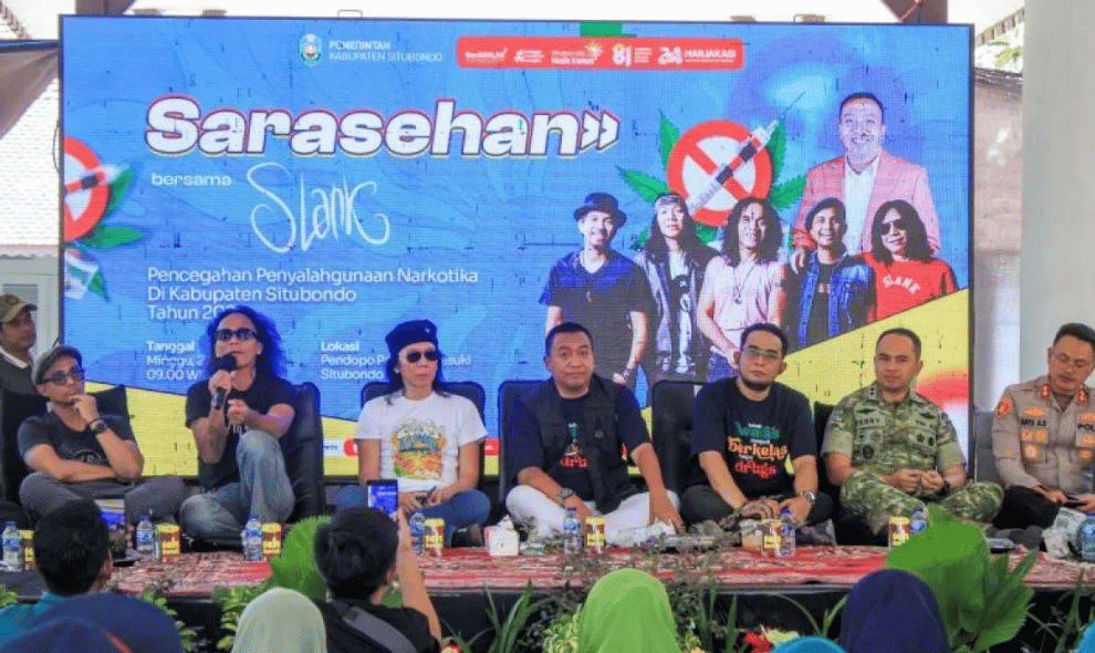 Tujuh Kecamatan di Situbondo Rawan Narkoba, Pemkab Gandeng Slank Kampanyekan Pencegahan