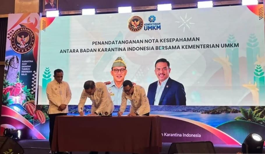 Kementerian UMKM dan Barantin Perkuat Kerja Sama untuk Dorong Produk Sulawesi Tengah Tembus Pasar Global