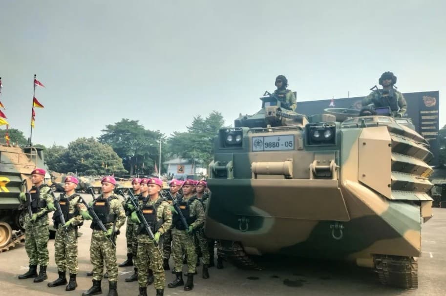 TNI AL Akan Terima 105 Kendaraan Tempur Amfibi AAV-M35 Secara Bertahap hingga 2028