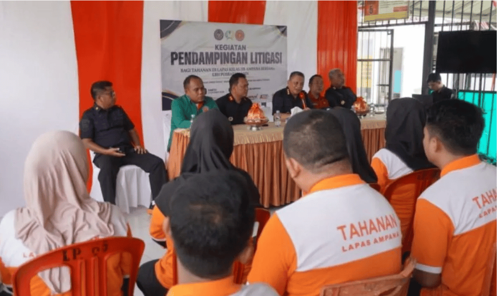 Ditjenpas Sulteng Gandeng LBH untuk Penuhi Hak Bantuan Hukum Tahanan Lapas Ampana