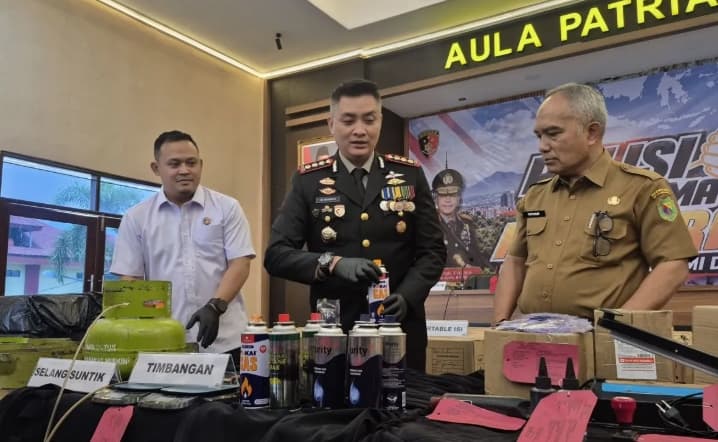 Polresta Bandung Membongkar Penyalahgunaan LPG Subsidi Menjadi Ribuan Tabung Gas Portable