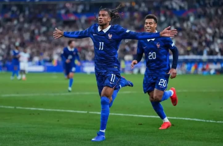 Michael Olise Pimpin Kebangkitan Prancis dan Gilas Belgia 4-1 di UEFA Nations League